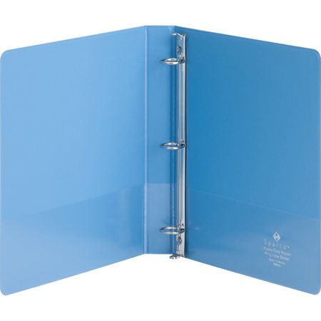 Business Source Round ring View Binder 1" Binder Capacity Letter 19602